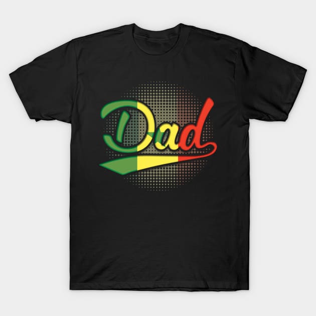 Senegalese Dad - Gift for Senegalese From Senegal T-Shirt by Country Flags